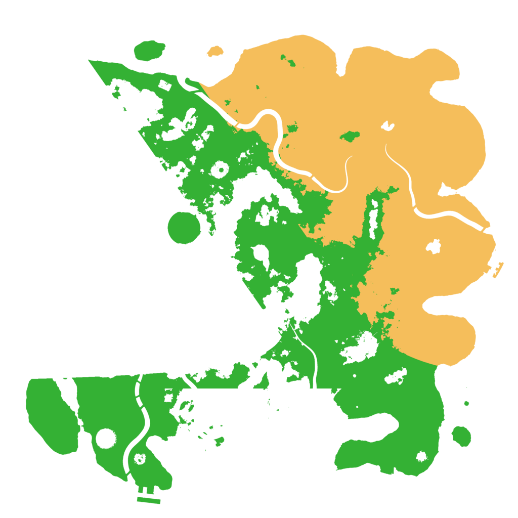 Biome Rust Map: Procedural Map, Size: 4500, Seed: 2389