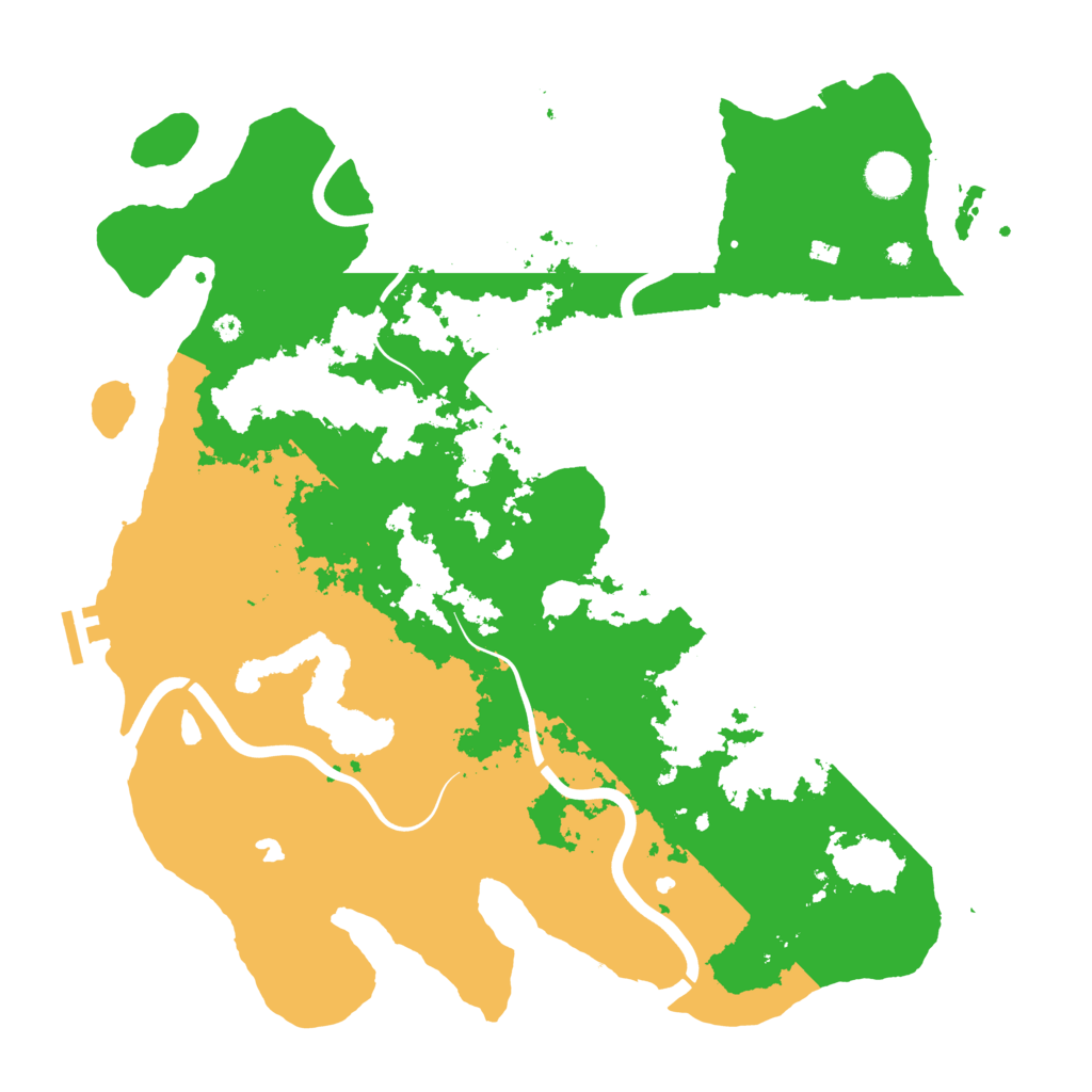 Biome Rust Map: Procedural Map, Size: 4100, Seed: 37647809