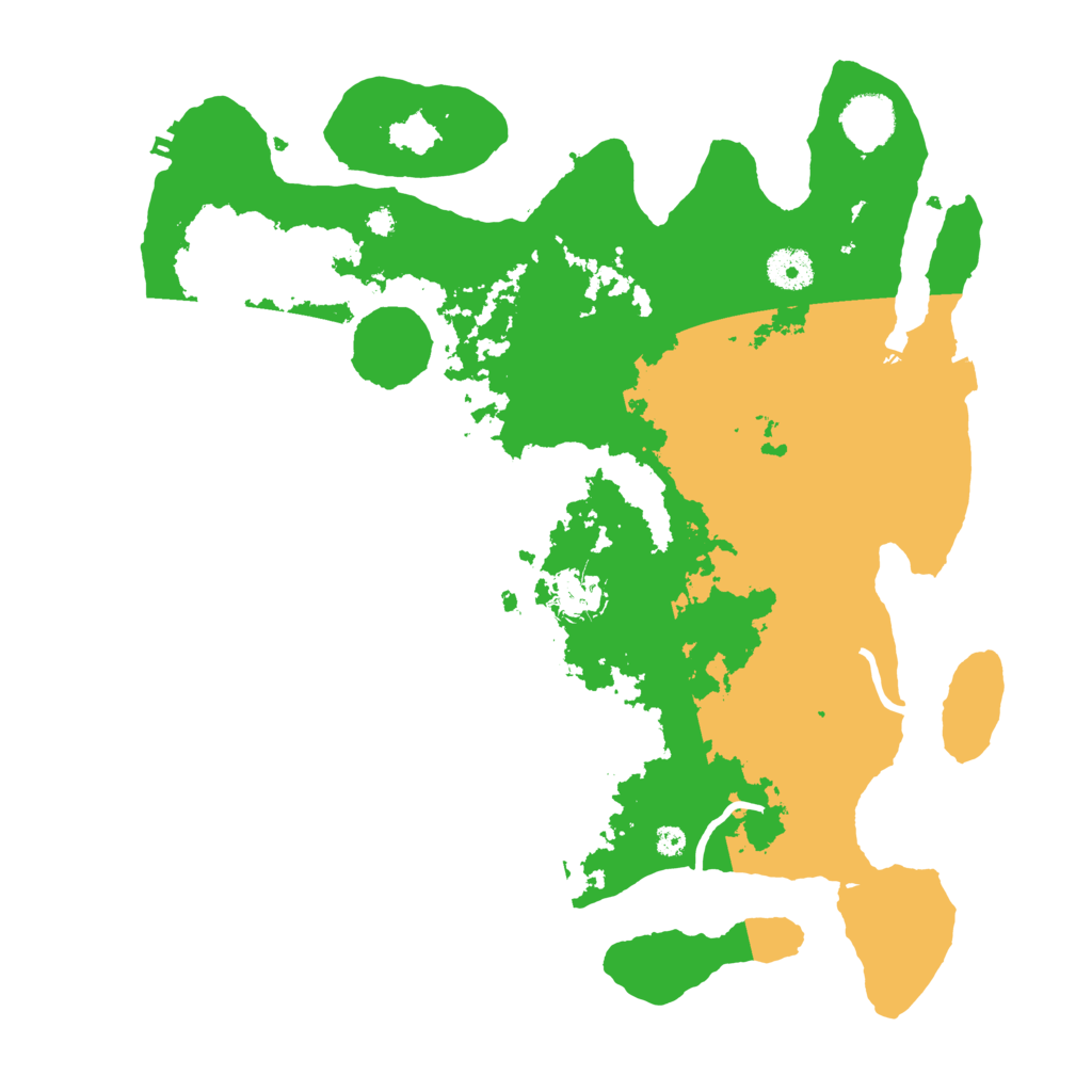 Biome Rust Map: Procedural Map, Size: 3700, Seed: 82077683