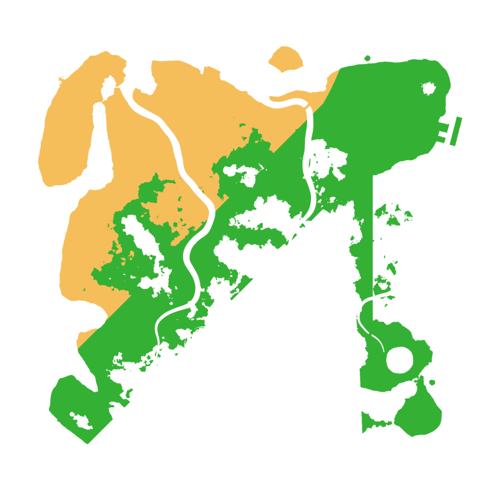 Biome Rust Map: Procedural Map, Size: 3450, Seed: 37653290