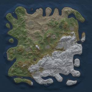 Thumbnail Rust Map: Procedural Map, Size: 4250, Seed: 1427552970, 19 Monuments