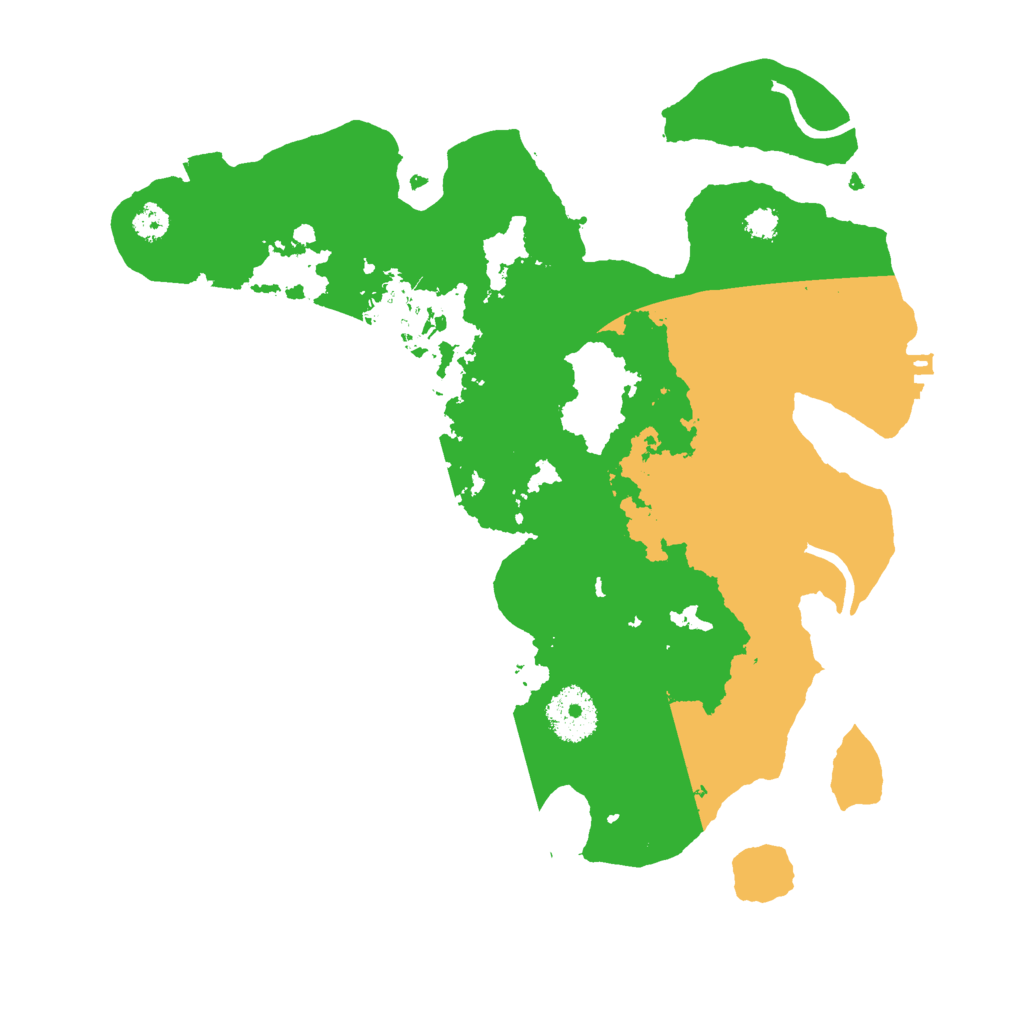 Biome Rust Map: Procedural Map, Size: 3000, Seed: 81448