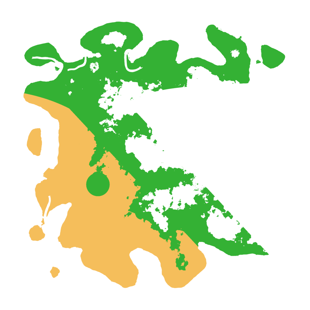 Biome Rust Map: Procedural Map, Size: 3500, Seed: 38551650