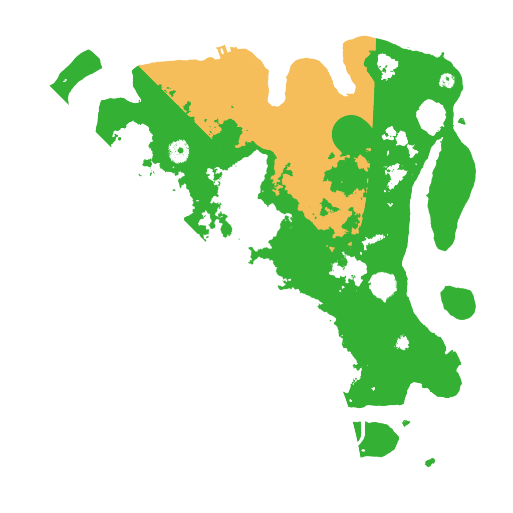 Biome Rust Map: Procedural Map, Size: 3500, Seed: 8899