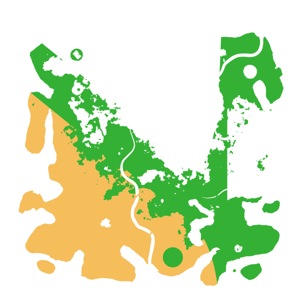 Biome Rust Map: Procedural Map, Size: 4000, Seed: 74193229