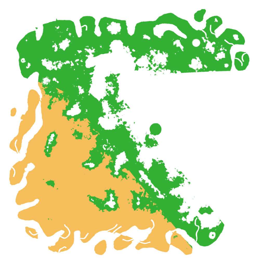 Biome Rust Map: Procedural Map, Size: 6000, Seed: 781874657