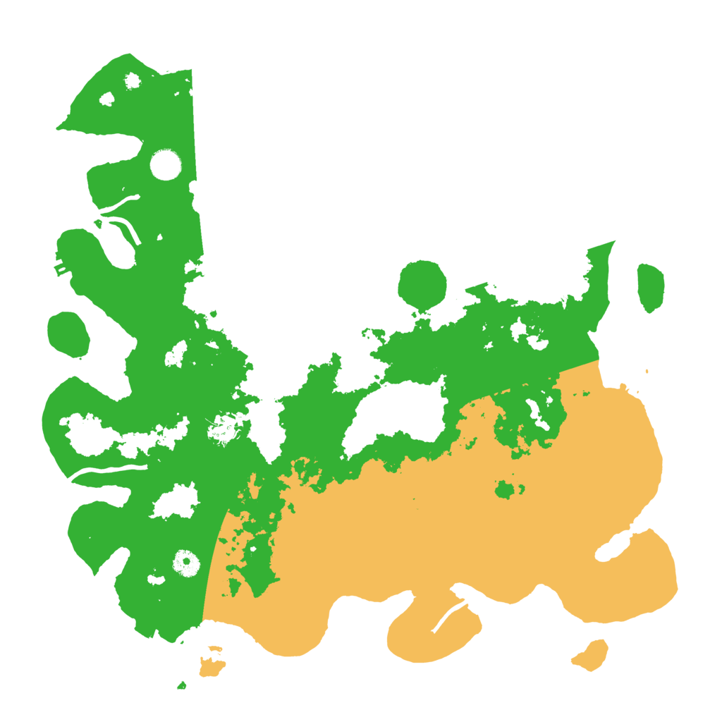 Biome Rust Map: Procedural Map, Size: 4100, Seed: 43611412