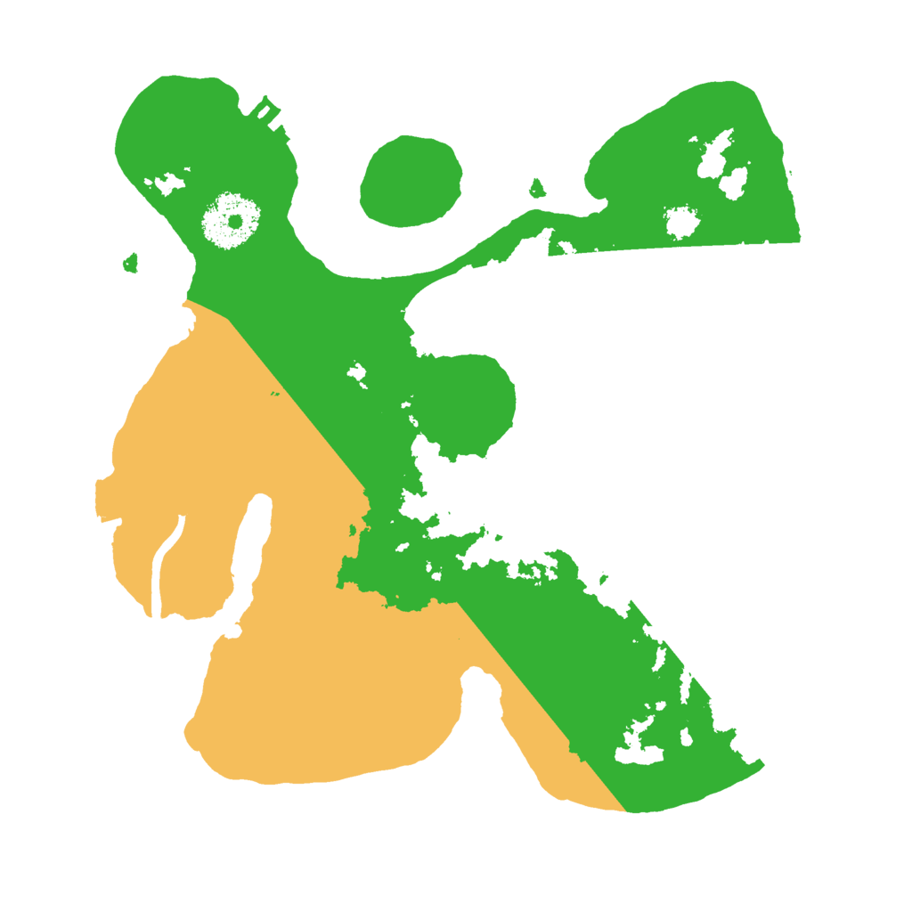 Biome Rust Map: Procedural Map, Size: 2500, Seed: 457871431