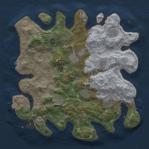 Thumbnail Rust Map: Procedural Map, Size: 3800, Seed: 42138460, 18 Monuments