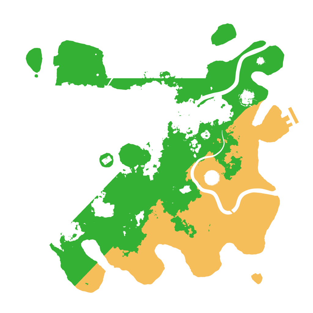 Biome Rust Map: Procedural Map, Size: 3650, Seed: 78116711