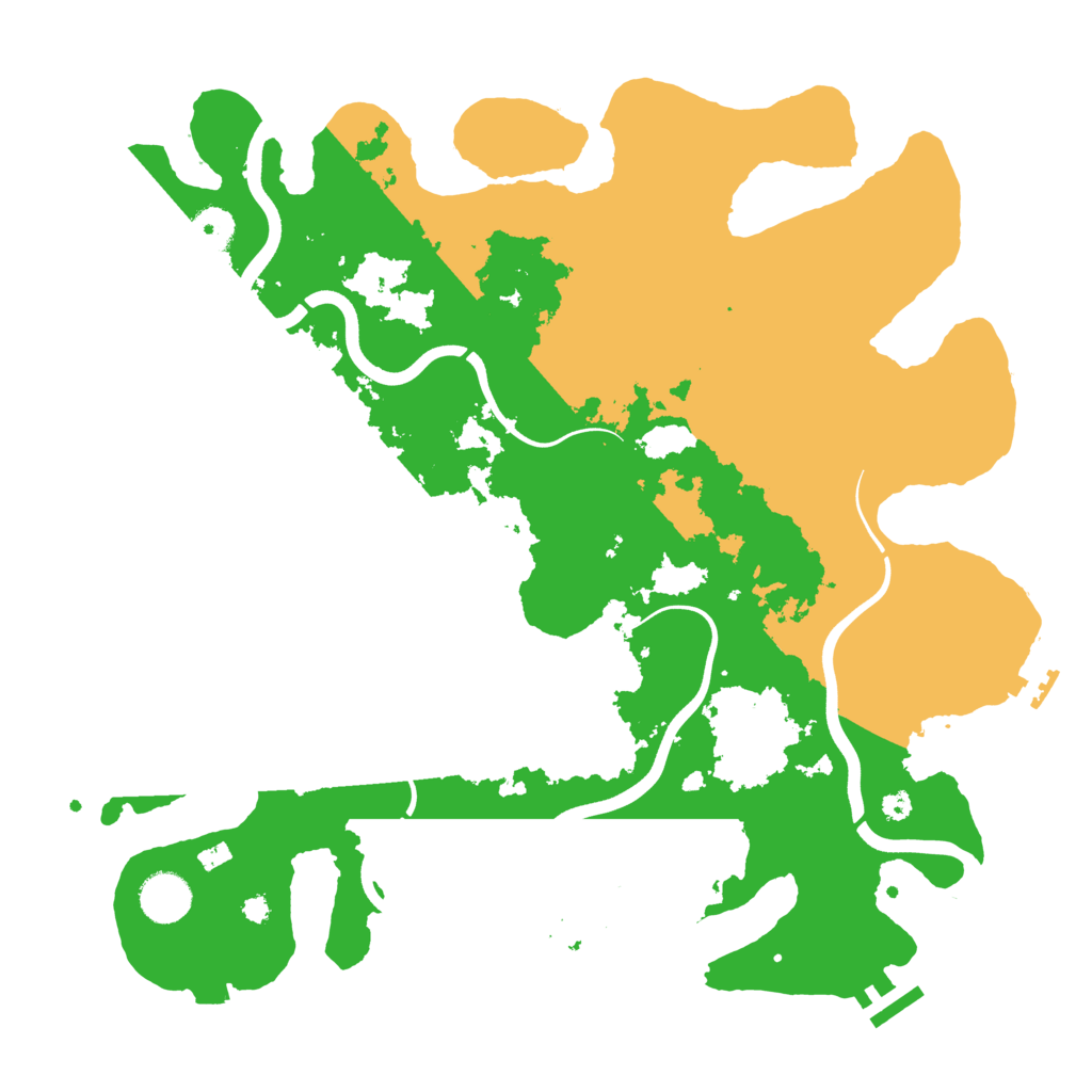 Biome Rust Map: Procedural Map, Size: 3750, Seed: 72845406
