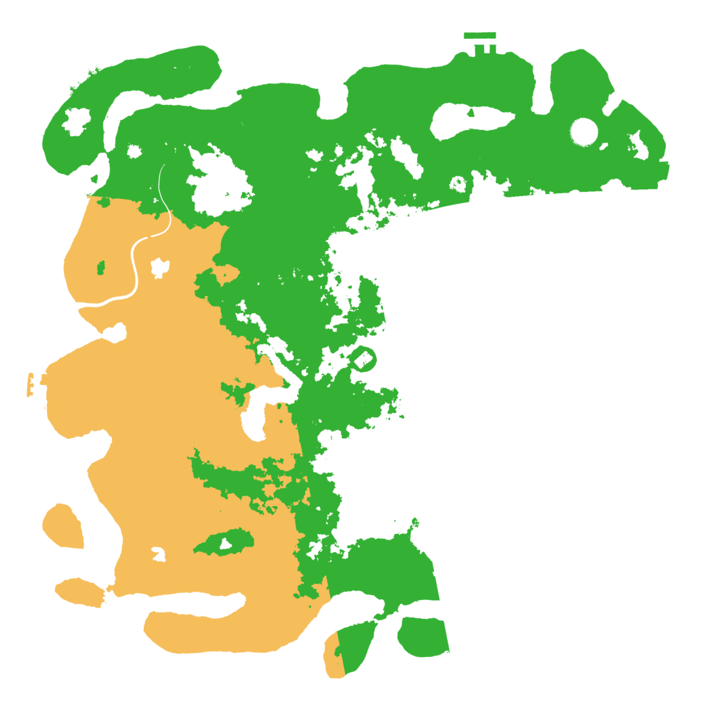 Biome Rust Map: Procedural Map, Size: 4500, Seed: 1808507023