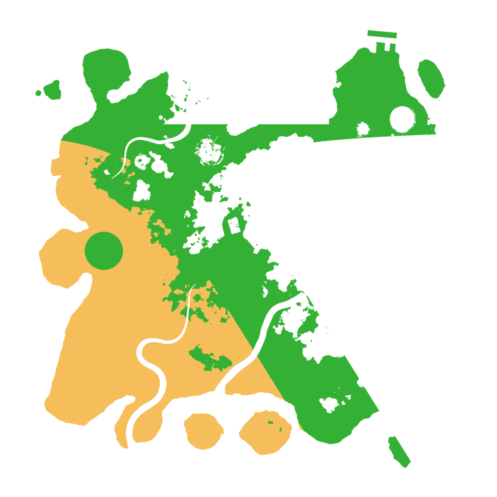 Biome Rust Map: Procedural Map, Size: 3450, Seed: 90712799