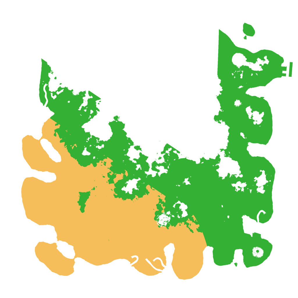 Biome Rust Map: Procedural Map, Size: 4100, Seed: 33543692