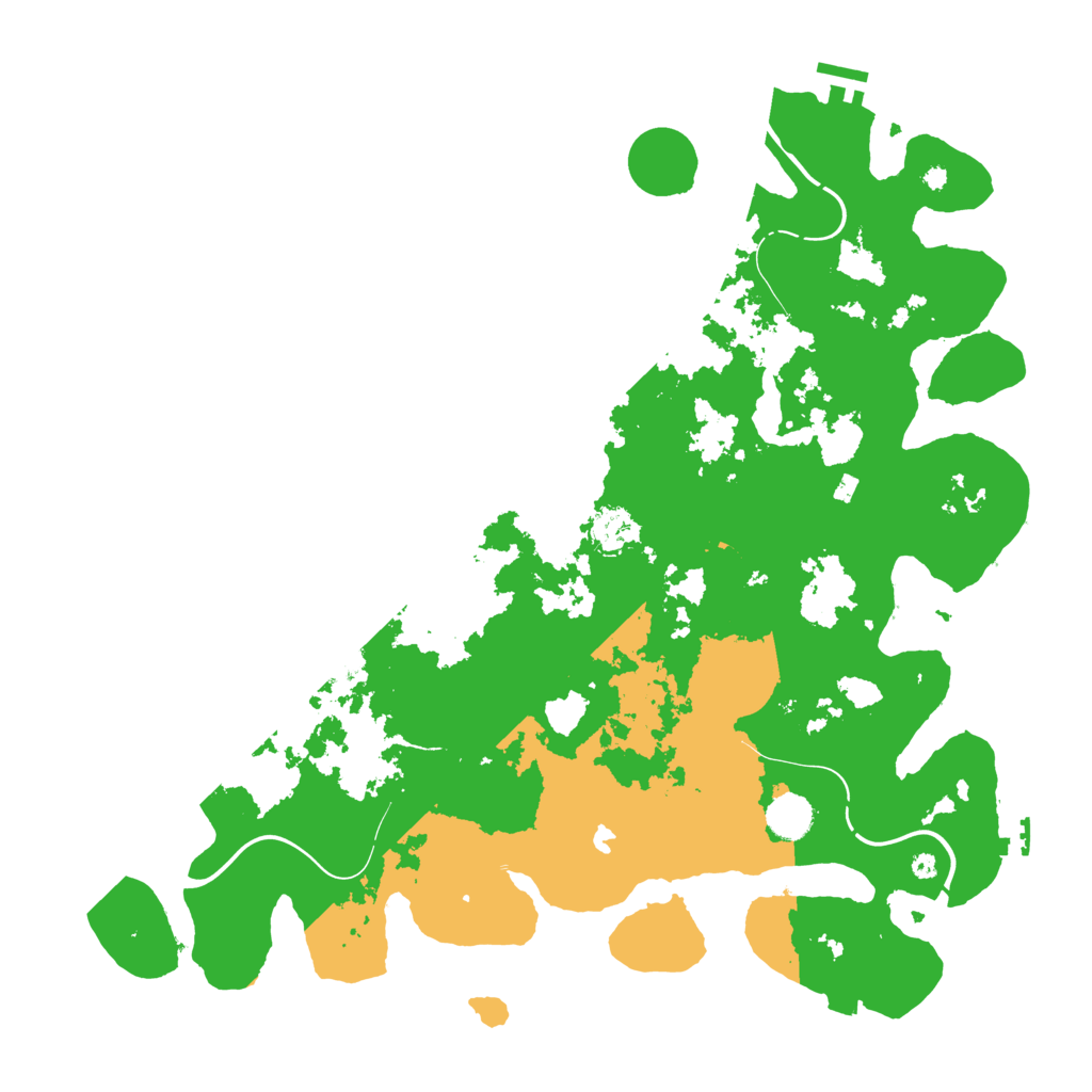 Biome Rust Map: Procedural Map, Size: 4300, Seed: 45767