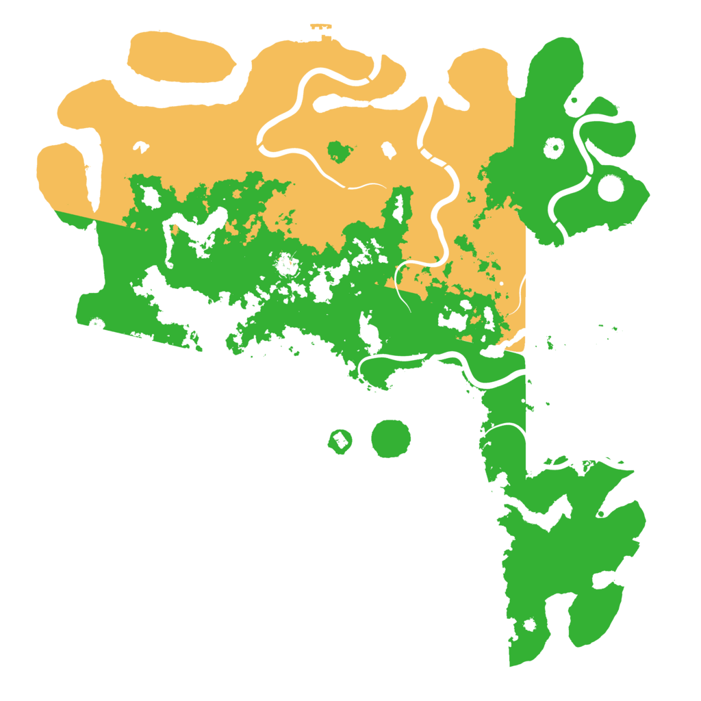 Biome Rust Map: Procedural Map, Size: 5000, Seed: 32522134