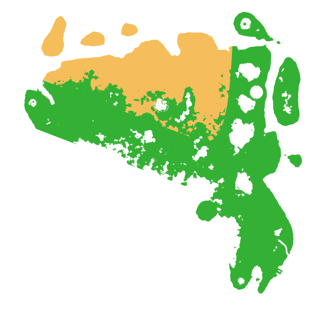 Biome Rust Map: Procedural Map, Size: 4300, Seed: 6696183