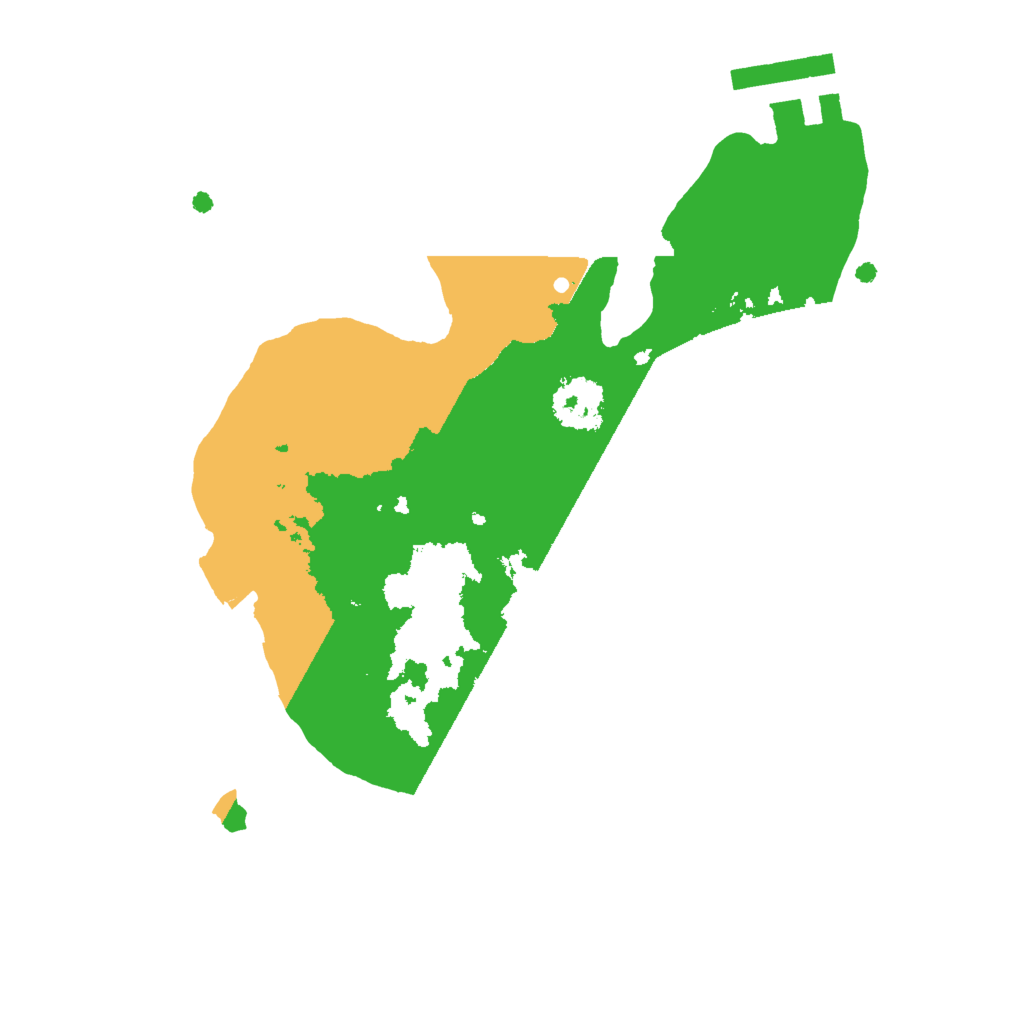 Biome Rust Map: Procedural Map, Size: 2000, Seed: 16161616
