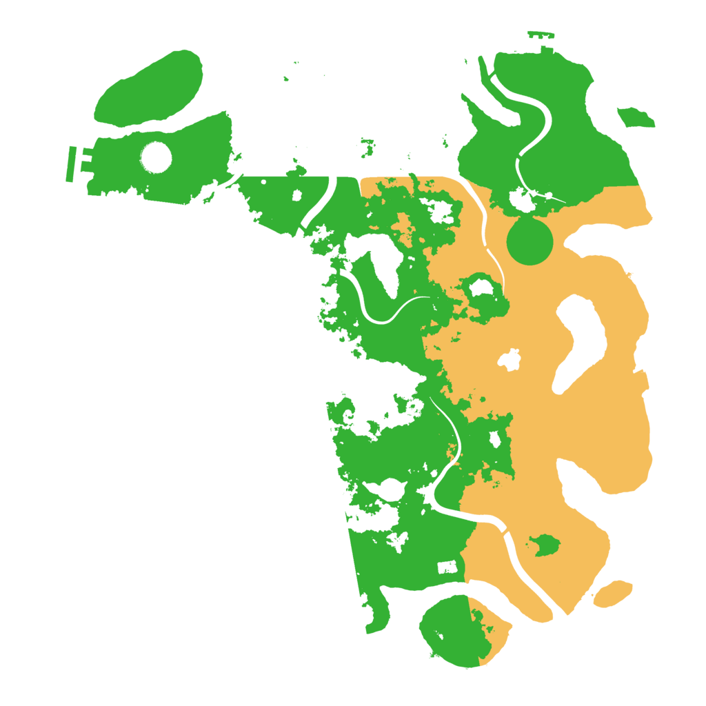 Biome Rust Map: Procedural Map, Size: 4000, Seed: 535861429