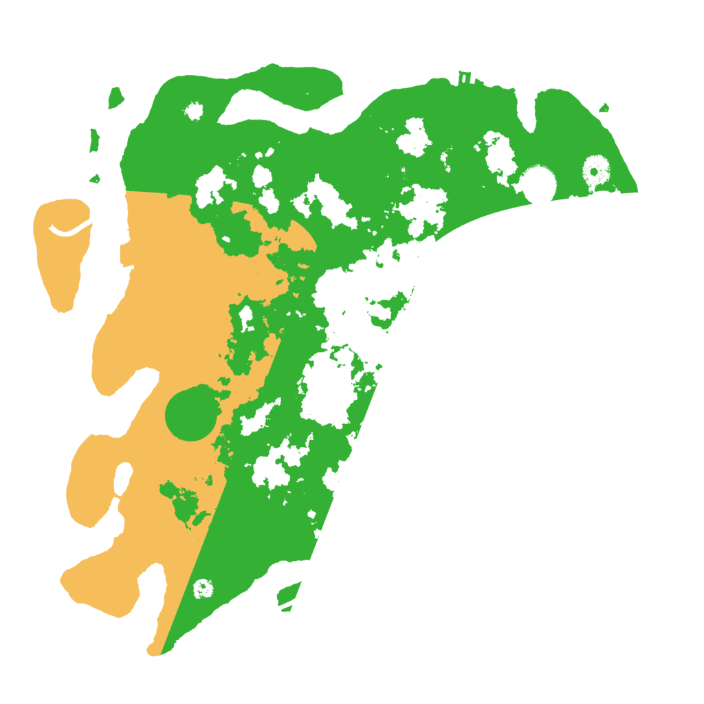 Biome Rust Map: Procedural Map, Size: 3600, Seed: 96275839