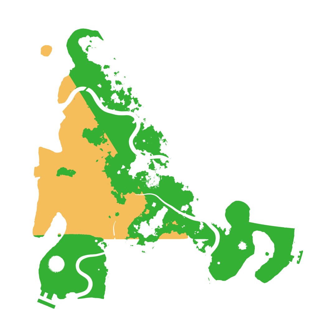 Biome Rust Map: Procedural Map, Size: 3500, Seed: 687892339