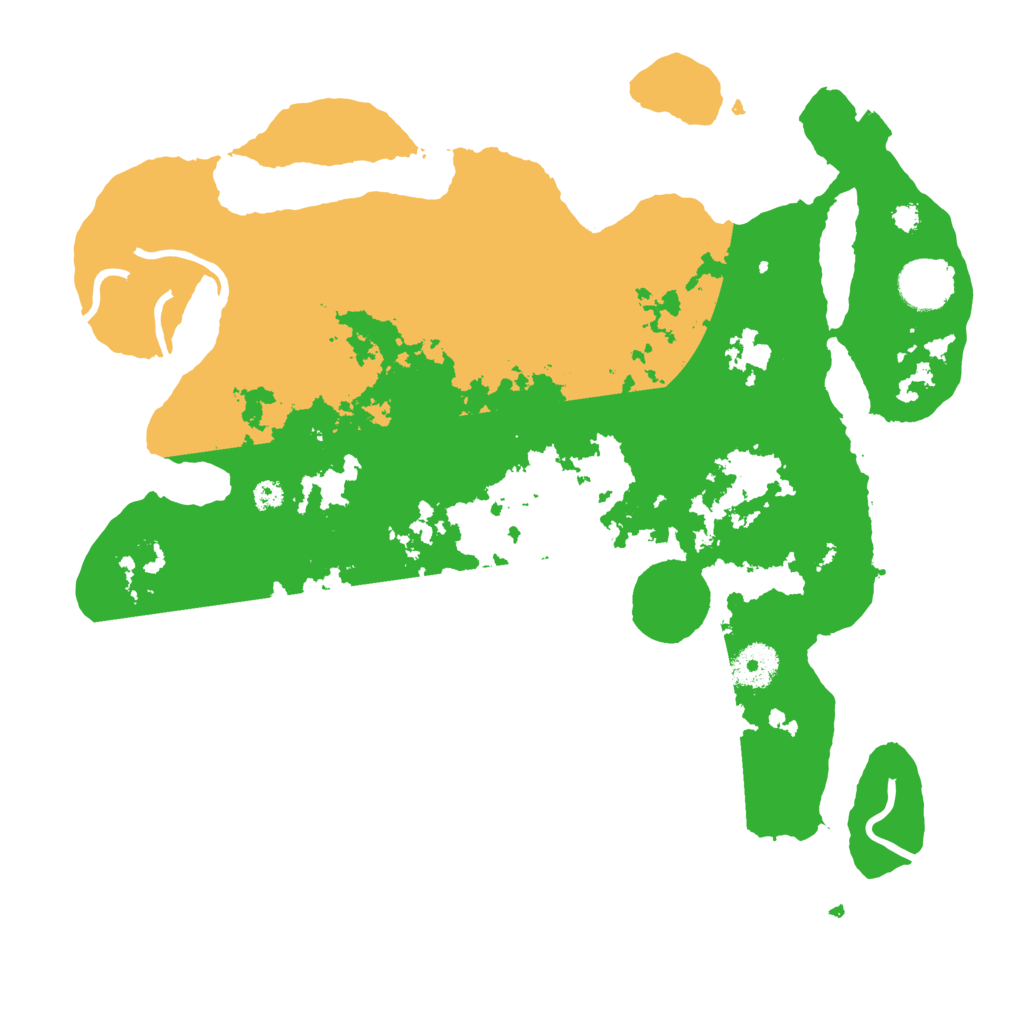 Biome Rust Map: Procedural Map, Size: 3500, Seed: 9147082