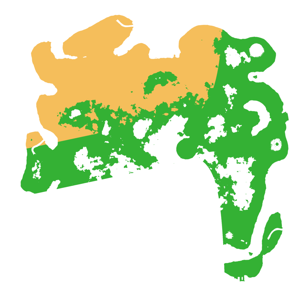 Biome Rust Map: Procedural Map, Size: 3950, Seed: 58381275
