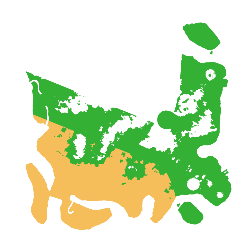 Biome Rust Map: Procedural Map, Size: 3550, Seed: 54934540