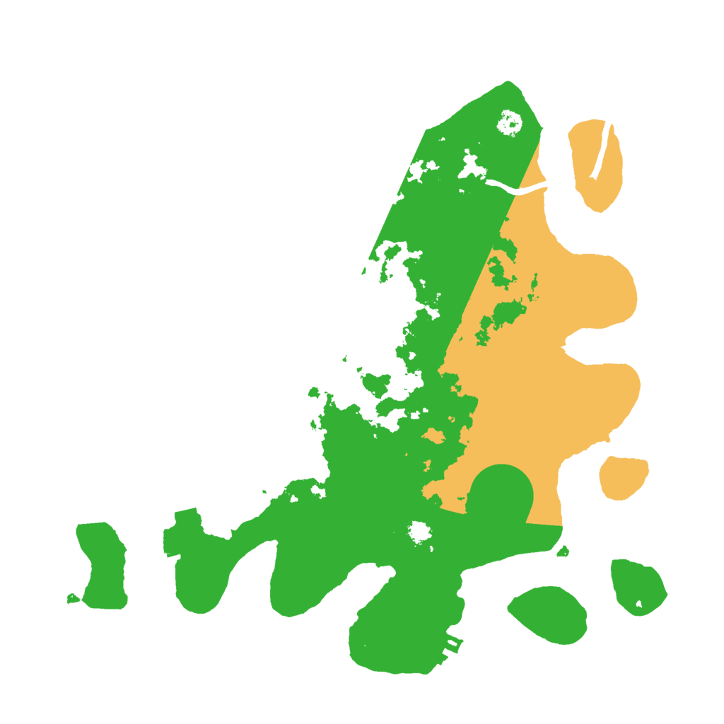 Biome Rust Map: Procedural Map, Size: 3000, Seed: 1186869993