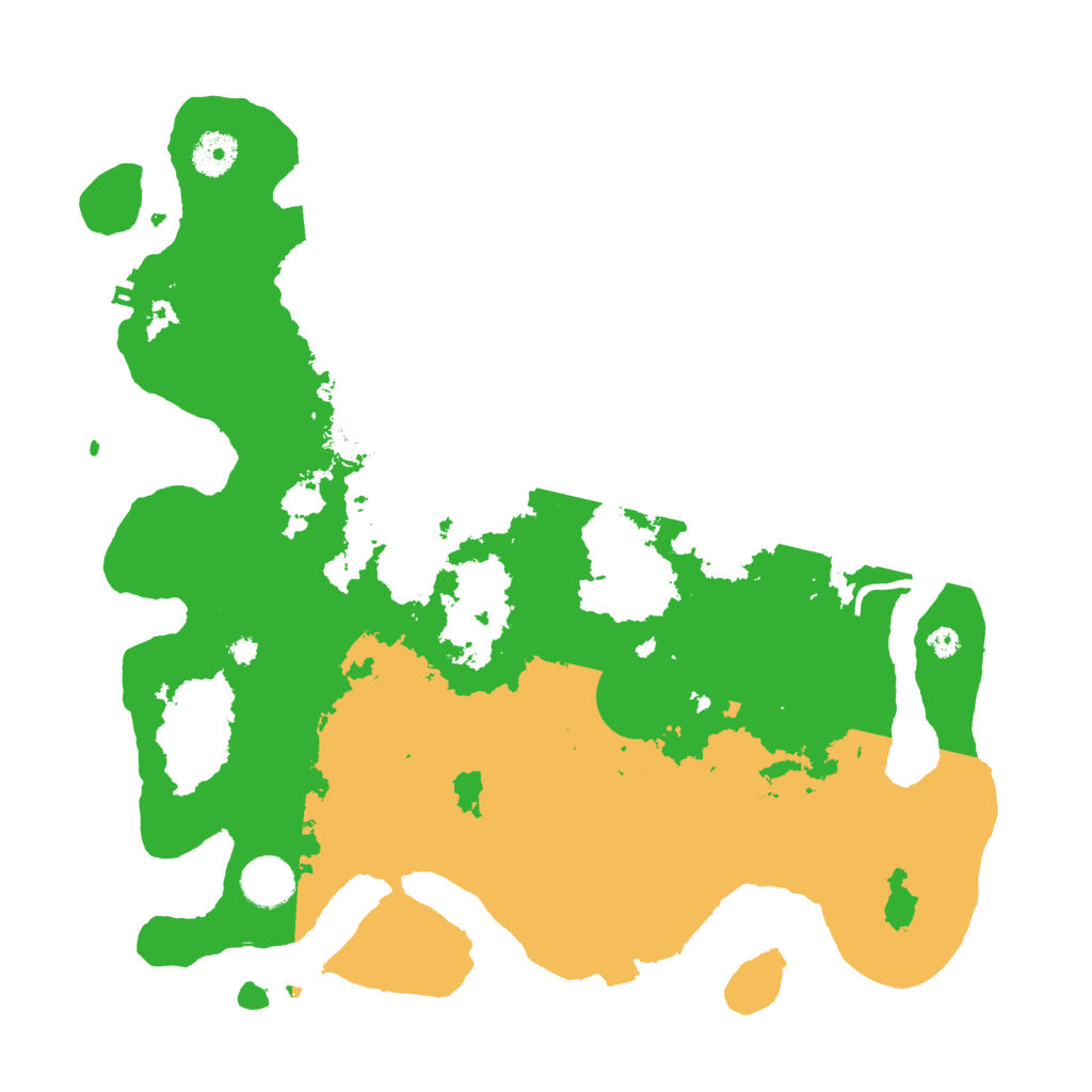 Biome Rust Map: Procedural Map, Size: 3700, Seed: 80726346