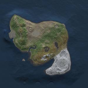 Thumbnail Rust Map: Procedural Map, Size: 1650, Seed: 182378, 4 Monuments