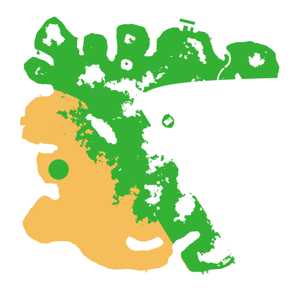 Biome Rust Map: Procedural Map, Size: 3850, Seed: 11145528