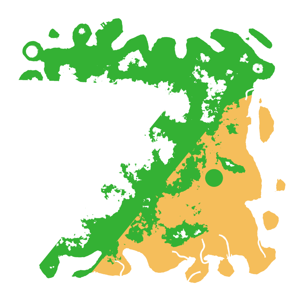 Biome Rust Map: Procedural Map, Size: 4500, Seed: 75697569