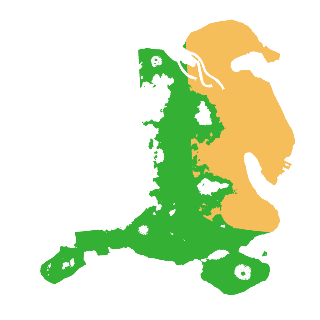 Biome Rust Map: Procedural Map, Size: 3000, Seed: 122123459
