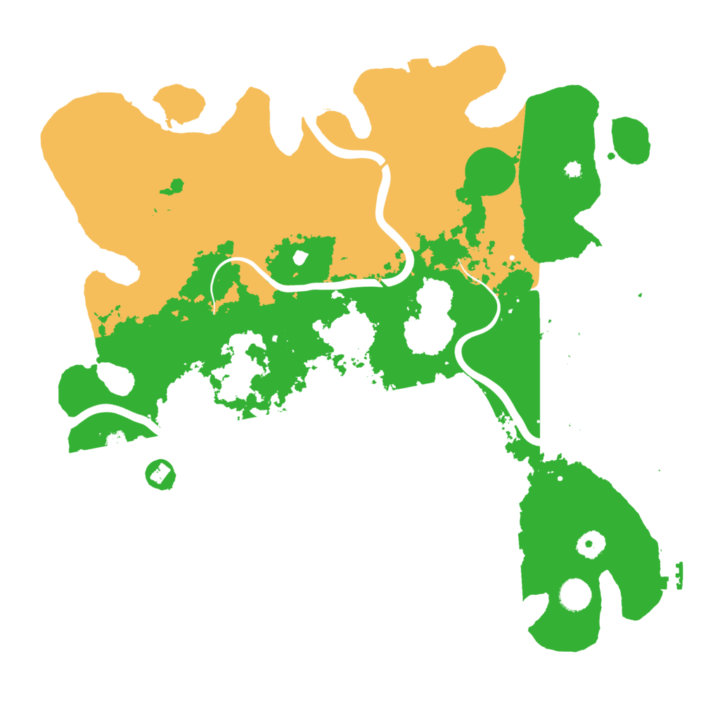 Biome Rust Map: Procedural Map, Size: 3950, Seed: 91325910
