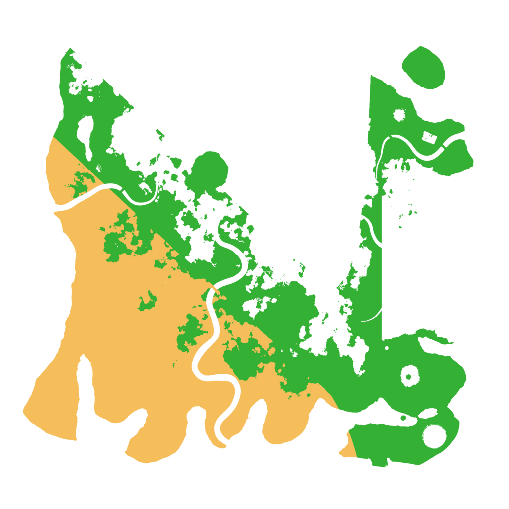 Biome Rust Map: Procedural Map, Size: 3800, Seed: 82847058