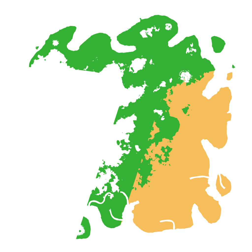 Biome Rust Map: Procedural Map, Size: 3800, Seed: 96127838