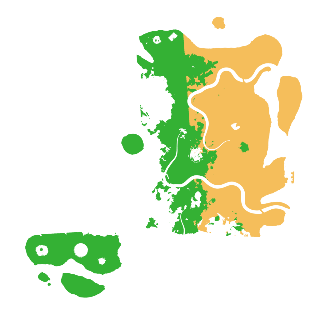 Biome Rust Map: Procedural Map, Size: 4100, Seed: 6928768