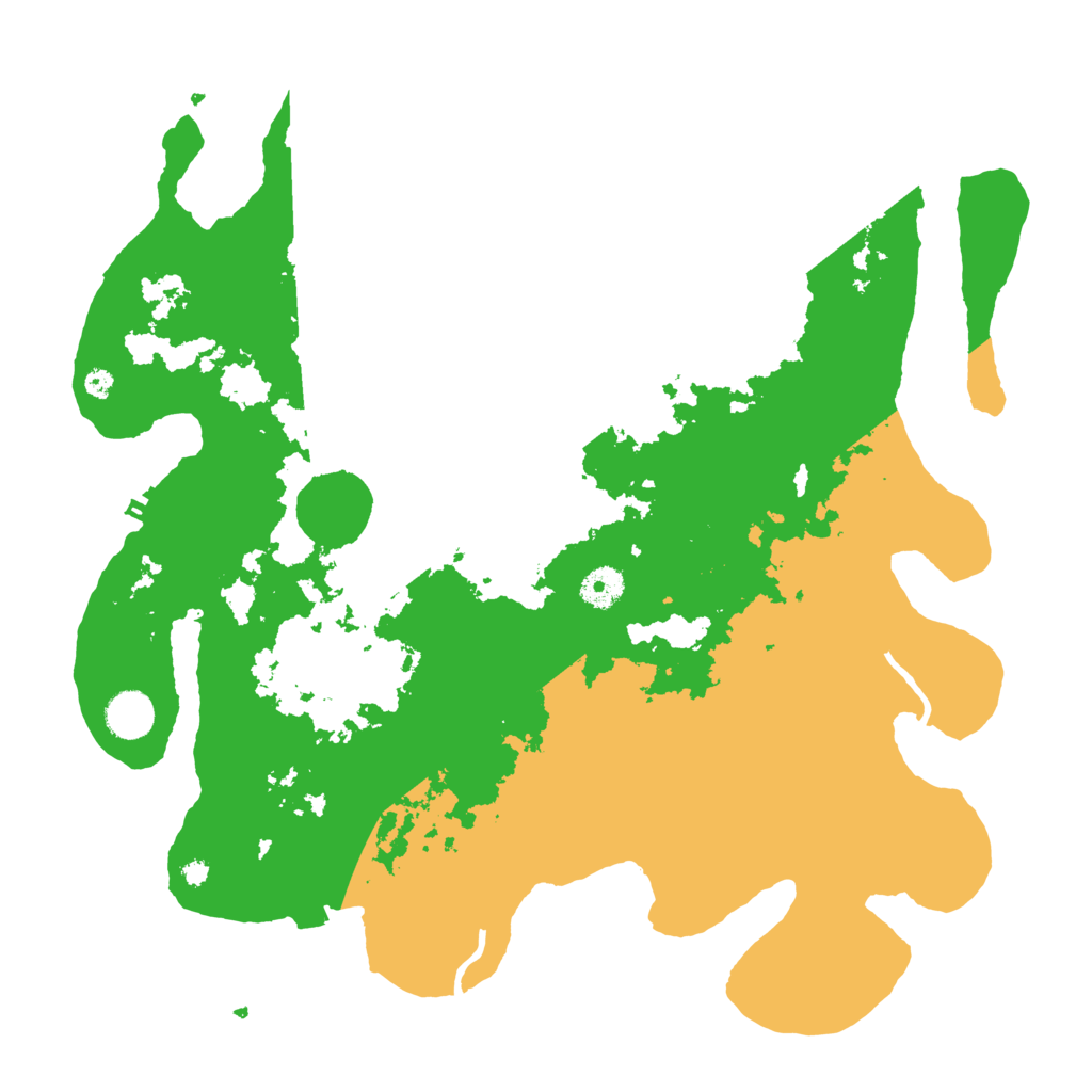 Biome Rust Map: Procedural Map, Size: 3950, Seed: 53088610