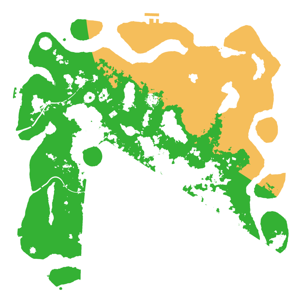 Biome Rust Map: Procedural Map, Size: 4250, Seed: 91386436