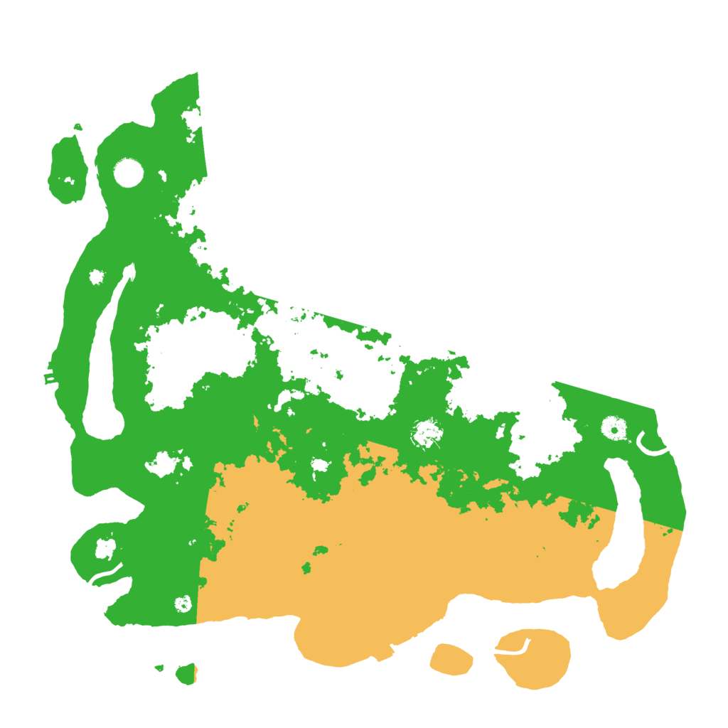 Biome Rust Map: Procedural Map, Size: 4400, Seed: 40183258