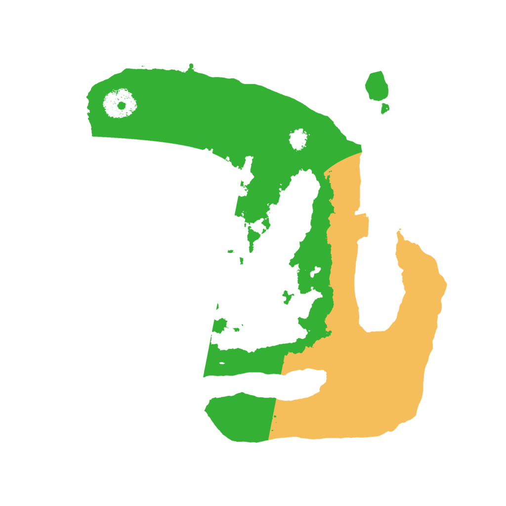 Biome Rust Map: Procedural Map, Size: 2500, Seed: 1750916104