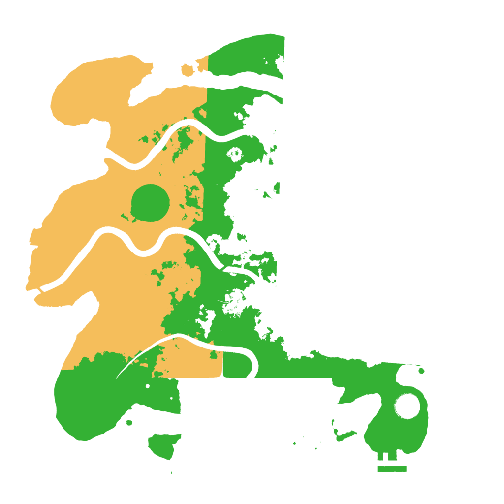 Biome Rust Map: Procedural Map, Size: 3500, Seed: 1872162458