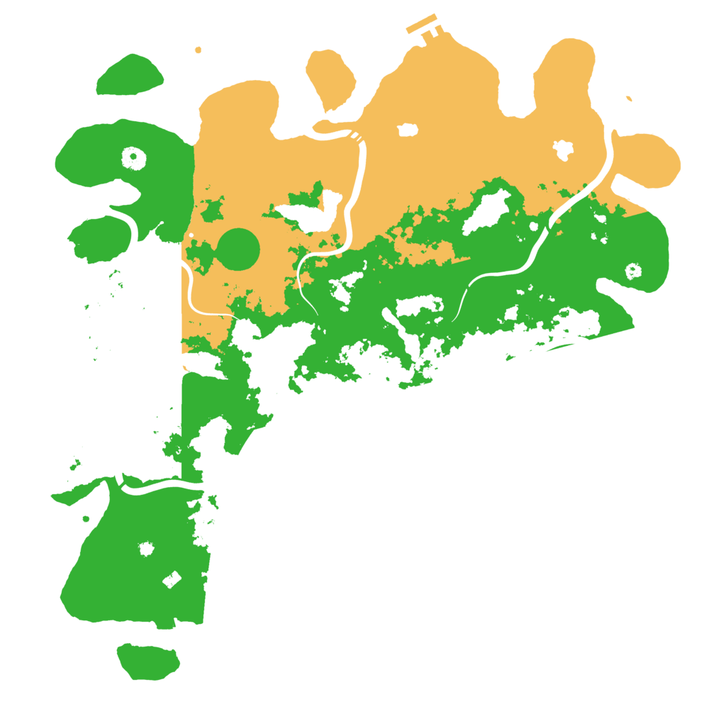 Biome Rust Map: Procedural Map, Size: 4500, Seed: 728164162