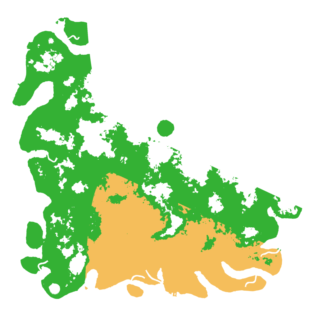 Biome Rust Map: Procedural Map, Size: 5250, Seed: 1379506226