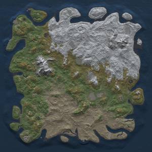 Thumbnail Rust Map: Procedural Map, Size: 5250, Seed: 1379506226, 19 Monuments