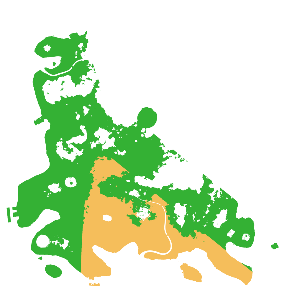 Biome Rust Map: Procedural Map, Size: 4100, Seed: 92504115
