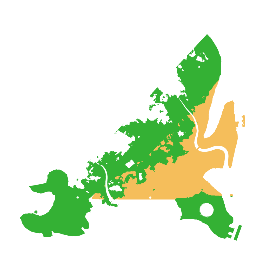 Biome Rust Map: Procedural Map, Size: 3400, Seed: 1454213015