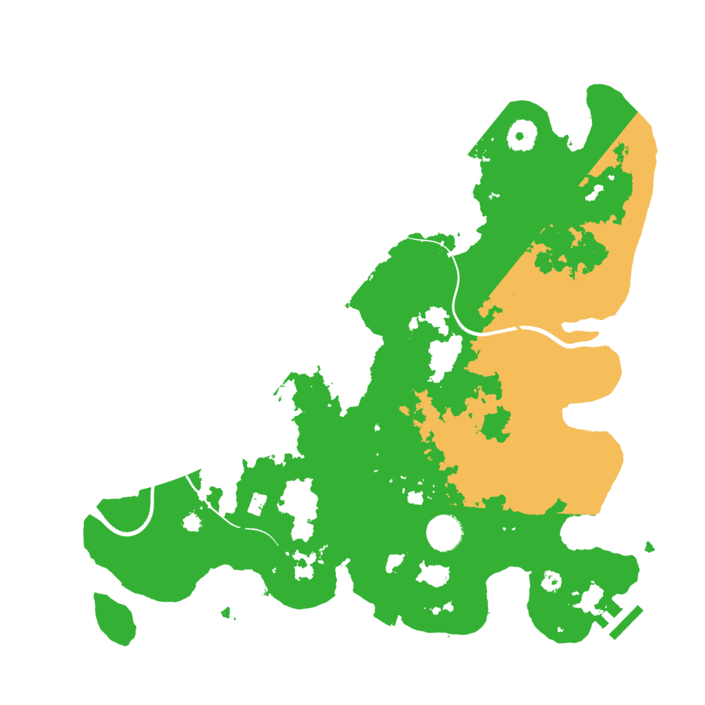 Biome Rust Map: Procedural Map, Size: 3450, Seed: 32514141