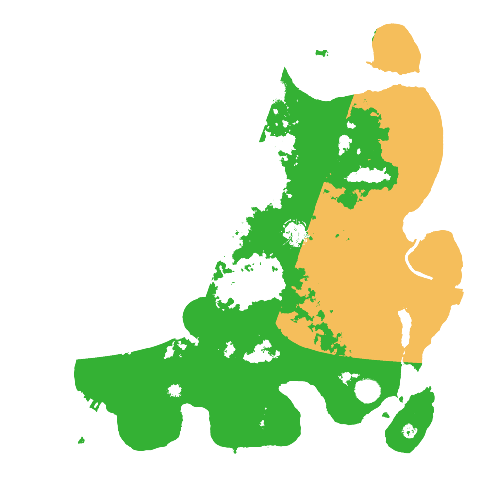 Biome Rust Map: Procedural Map, Size: 3550, Seed: 61344571